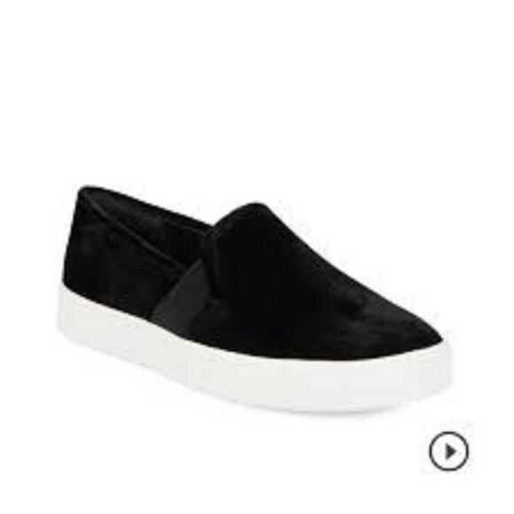 Vince Camuto Shoes - Vince Camuto Korli Suede Slip On Sneakers Women's size US 8.5 Black Platform